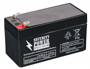 Аккумуляторная батарея Security Power SP 12-1,3 F1 12V/1.3Ah