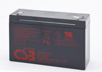 картинка Аккумуляторная батарея CSB GP 6120 F1 6V/12Ah от Кипер Трэйд