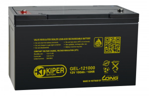 Аккумуляторная батарея гелевая Kiper GEL-121000 12V/100Ah