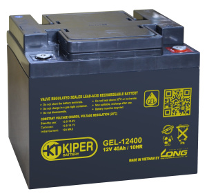 Аккумуляторная батарея гелевая Kiper GEL-12400 12V/40Ah
